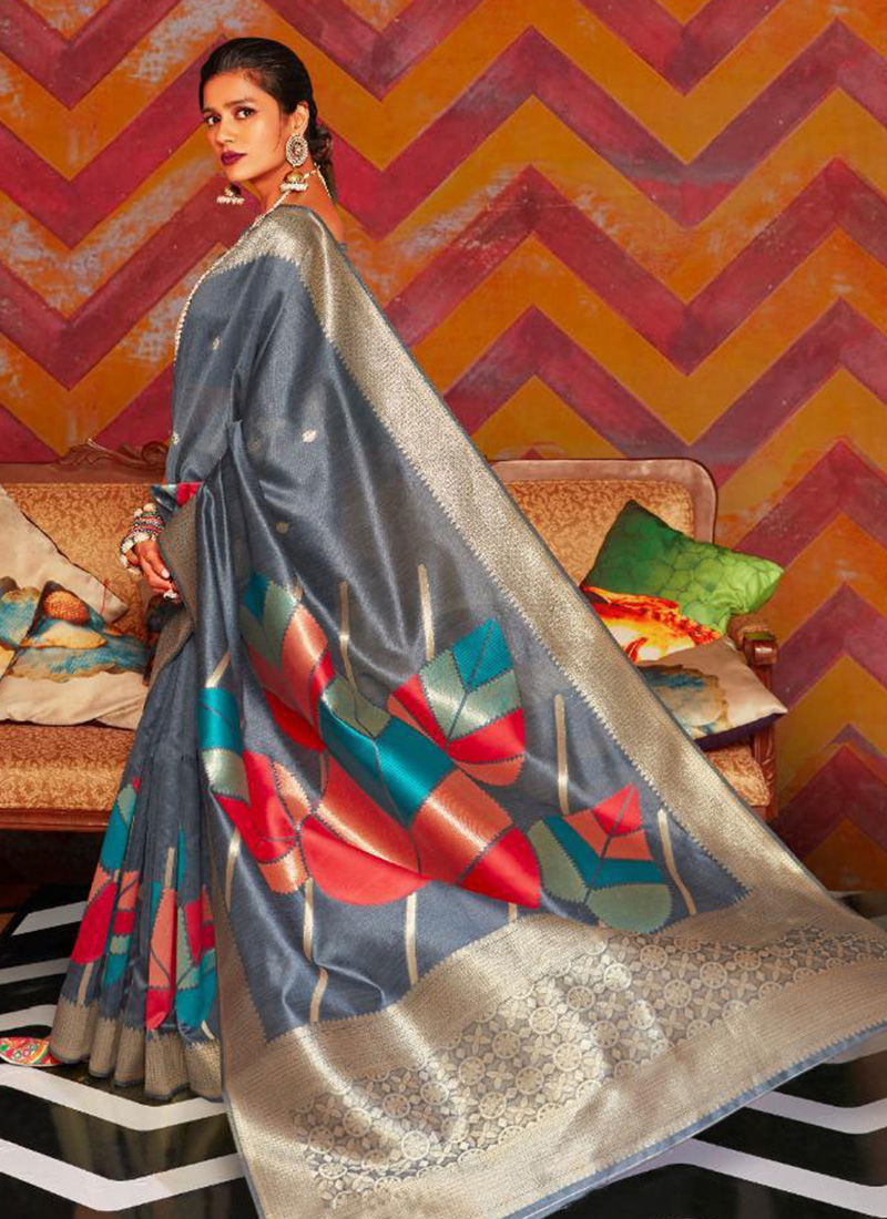 Kandira Exclusive Handloom Silk Weaving Sarees Collection 116001-116006